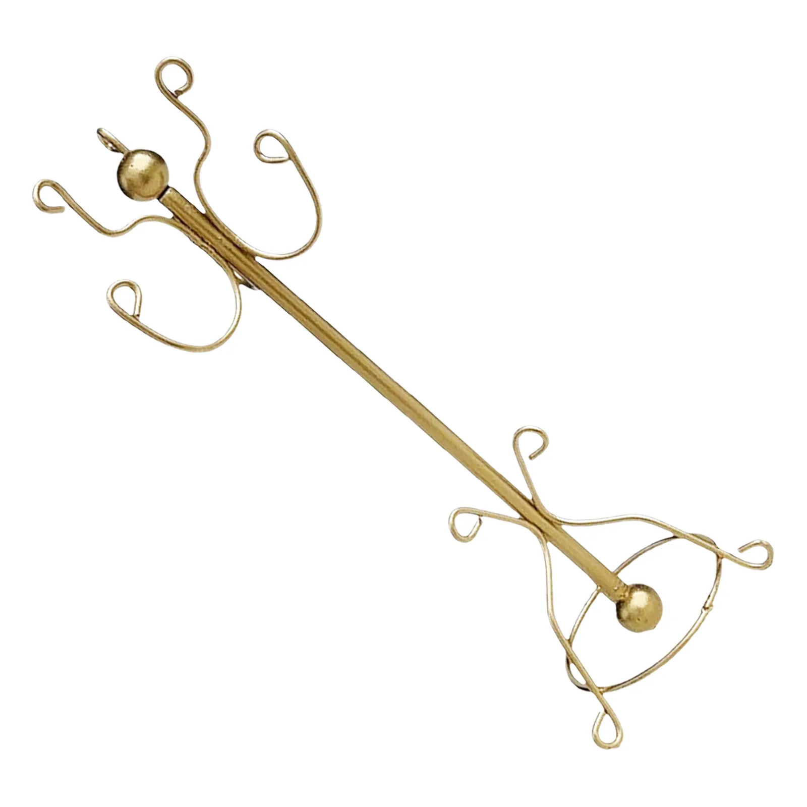 Dollhouse Coat Rack Stand 1:12 Scale Sturdy Gold Iron Miniature Metal Garment Rack for Vintage Mini Furniture Play Scenarios
Dollhouse Coat Rack Stand 1:12 Scale Sturdy Gold Iron Miniature Metal Garment Rack for Vintage Mini Furniture Play Scenarios