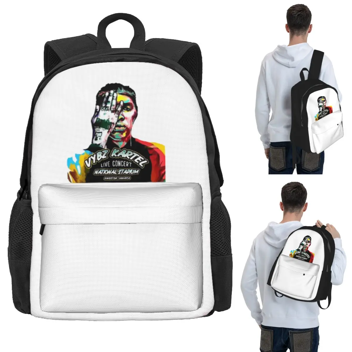 A Di Teecha Aka Vybz Kartel Aka World Boss Student Backpack School Bag Hiking Travel Daypack for Men Women Bookbag Shoulder Bags
A Di Teecha Aka Vybz Kartel Aka World Boss Student Backpack School Bag Hiking Travel Daypack for Men Women Bookbag Shoulder Bags