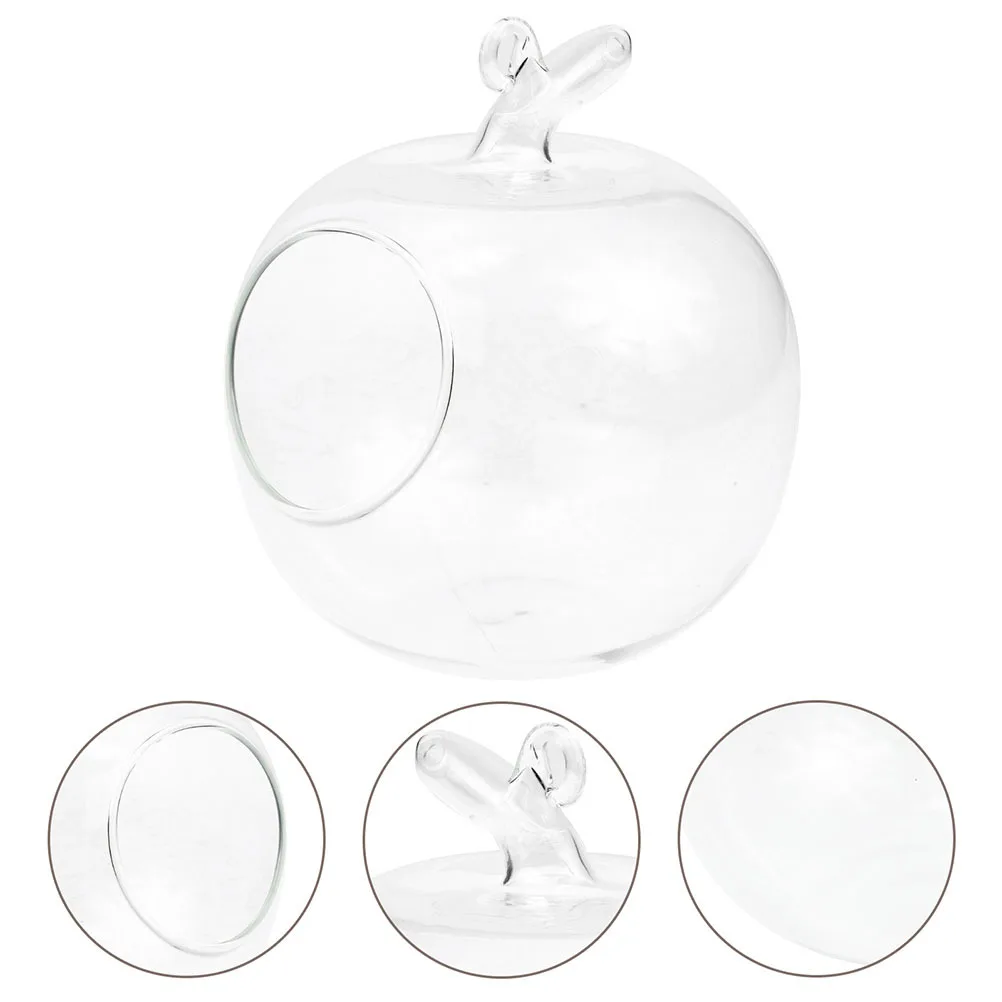 3Pcs 10cm Apple Shaped Clear Glass Hydroponic Bottle Creative Desktop Planter for Micro Landscape Home Decors Hydroponic Bottle
3Pcs 10cm Apple Shaped Clear Glass Hydroponic Bottle Creative Desktop Planter for Micro Landscape Home Decors Hydroponic Bottle