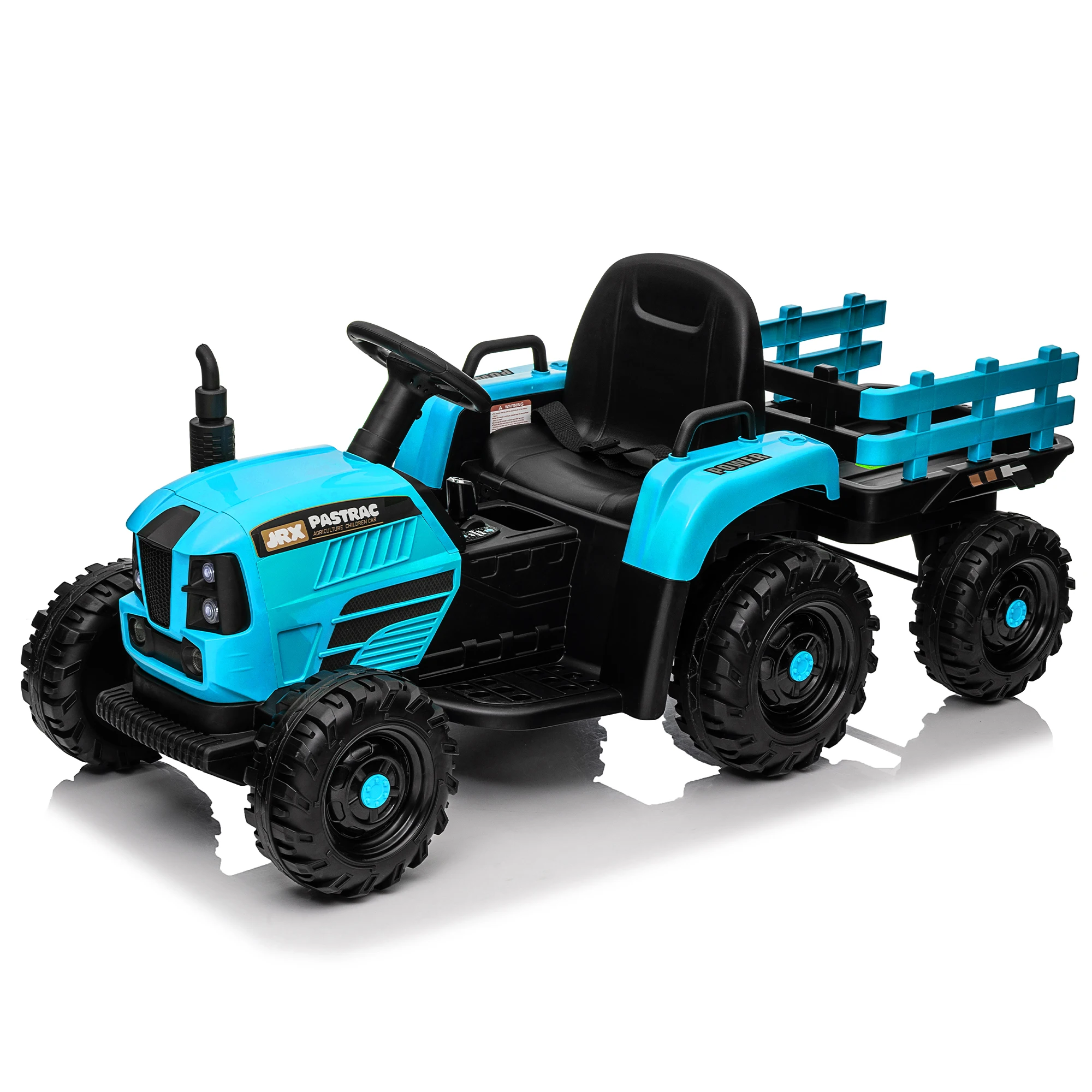 24V, 400W, Kids Ride on Electric Tractor, Parent Remote Control, LED Lights, Bluetooth Music, 3 Speeds, Ages 3 and Up, Blue
24V, 400W, Kids Ride on Electric Tractor, Parent Remote Control, LED Lights, Bluetooth Music, 3 Speeds, Ages 3 and Up, Blue