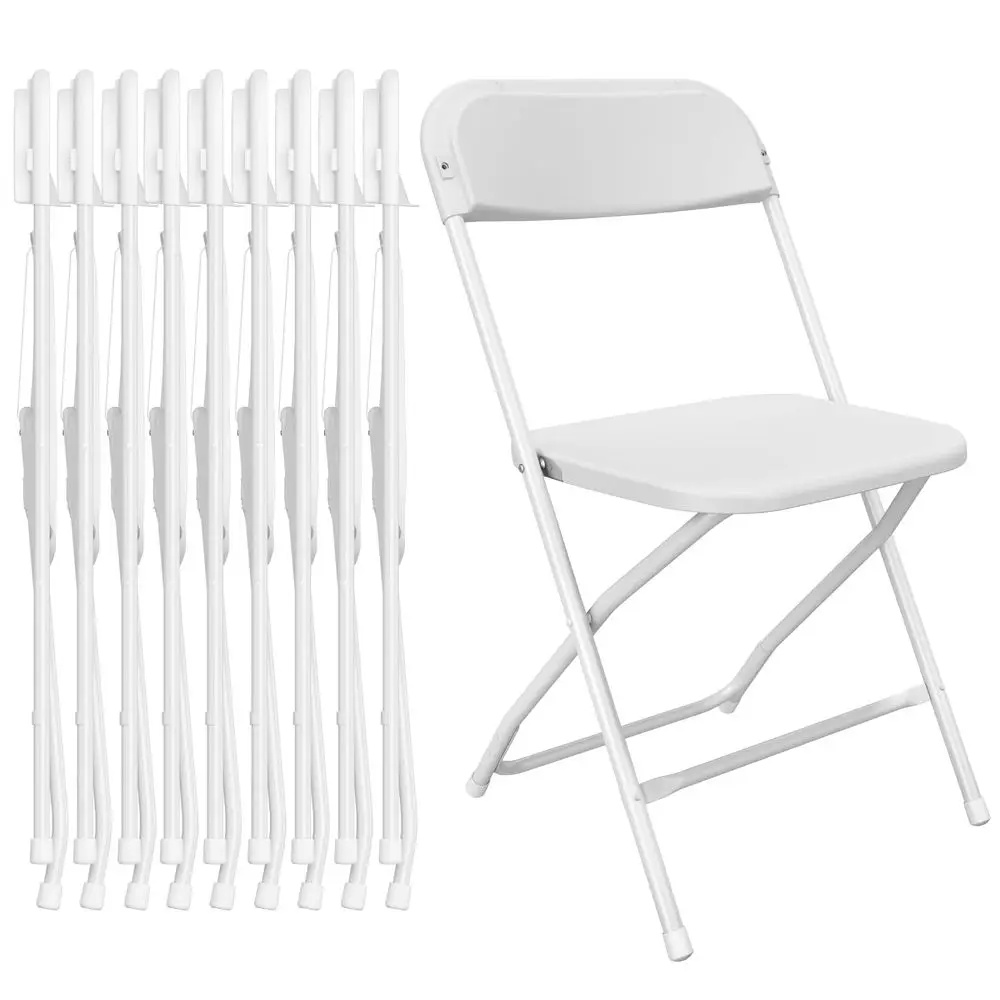 Folding Chair, Plastic Folding Chairs 10 Pack for Outside, Indoor Outdoor Chairs with Steel Frame, Foldable Chair for Wedding C
Folding Chair, Plastic Folding Chairs 10 Pack for Outside, Indoor Outdoor Chairs with Steel Frame, Foldable Chair for Wedding C