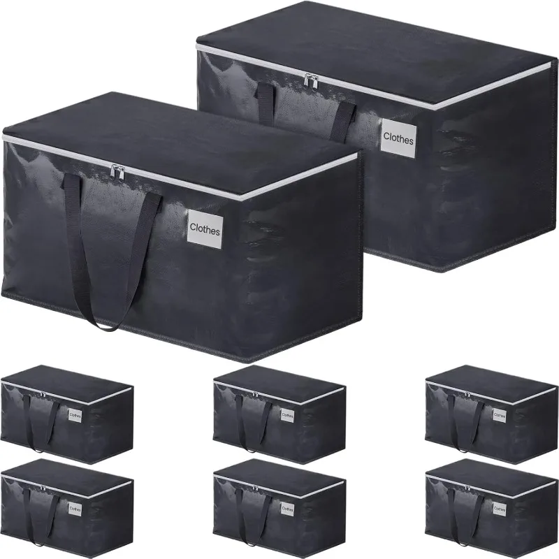 Moving Bags Heavy Duty with Strong Zippers and Handles Collapsible Moving Supplies, Storage Totes for Packing
Moving Bags Heavy Duty with Strong Zippers and Handles Collapsible Moving Supplies, Storage Totes for Packing