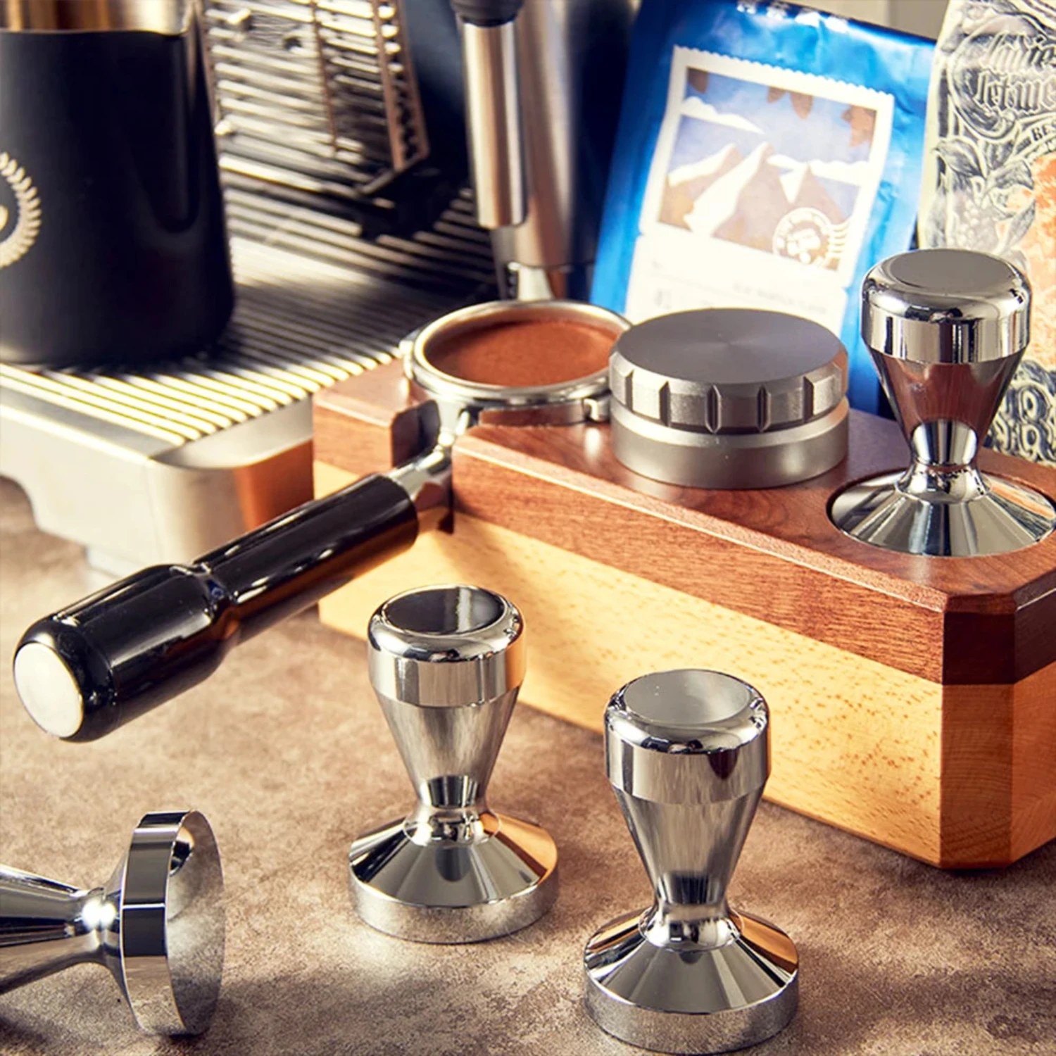 49mm/51mm/53mm/58mm Stainless Steel Handmade Coffee Press Powder Hammer Espresso Maker Cafe Barista Tools Machine Accessories
49mm/51mm/53mm/58mm Stainless Steel Handmade Coffee Press Powder Hammer Espresso Maker Cafe Barista Tools Machine Accessories