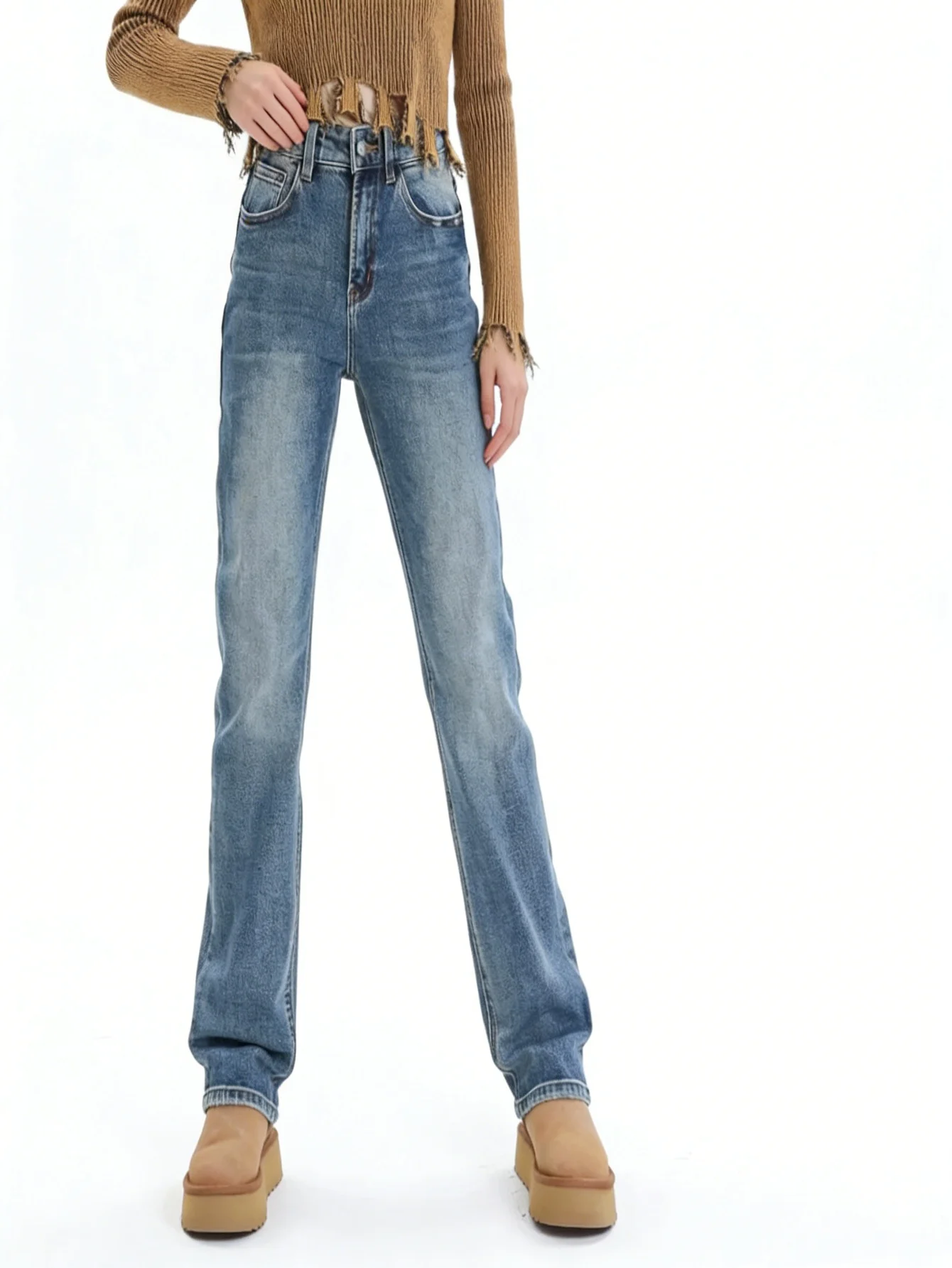 Ретро-джинсы синие, узкие, унисекс, деним, в стиле хип-хоп, оригинальные, без аксессуаров и ремней.
Ретро-джинсы синие, узкие, унисекс, деним, в стиле хип-хоп, оригинальные, без аксессуаров и ремней.