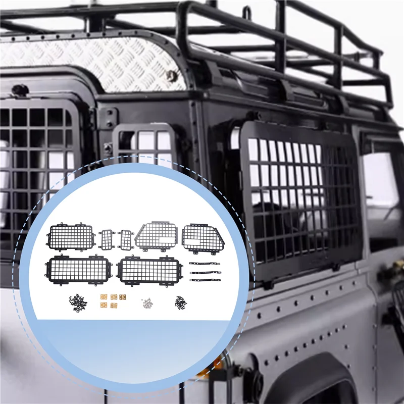 WOWFU-для MN D90 MN-90 D99S MN99S металлическая стереоскопическая оконная сетка защитная сетка 1/12 детали для обновления радиоуправляемого автомобиля аксессуары
WOWFU-для MN D90 MN-90 D99S MN99S металлическая стереоскопическая оконная сетка защитная сетка 1/12 детали для обновления радиоуправляемого автомобиля аксессуары