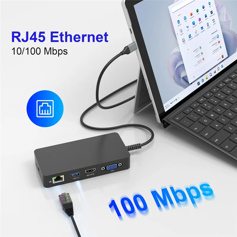 Superior-USB C Surface Dock 11-In-1 With Power Supply - Triple Display Docking Station 2 + VGA For Surface Pro Series 11/10
Superior-USB C Surface Dock 11-In-1 With Power Supply - Triple Display Docking Station 2 + VGA For Surface Pro Series 11/10