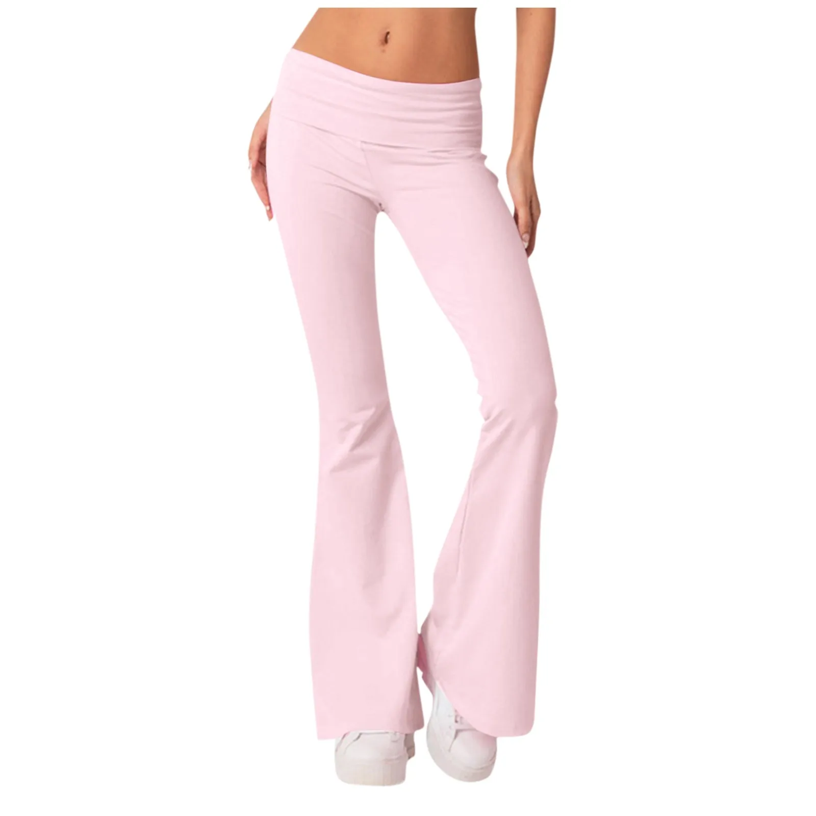 Women's Flare Pants Fashion Solid Color Slim Fit Elastic Waist Low Waist Pants Classic Trend Flare Pants Female Trousers
Women's Flare Pants Fashion Solid Color Slim Fit Elastic Waist Low Waist Pants Classic Trend Flare Pants Female Trousers