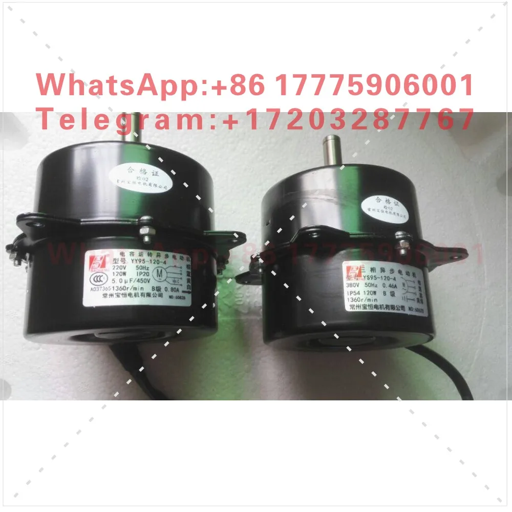 YY95-120-4 YS95-120-4 Chiller motor, dryer motor 220V new original
YY95-120-4 YS95-120-4 Chiller motor, dryer motor 220V new original