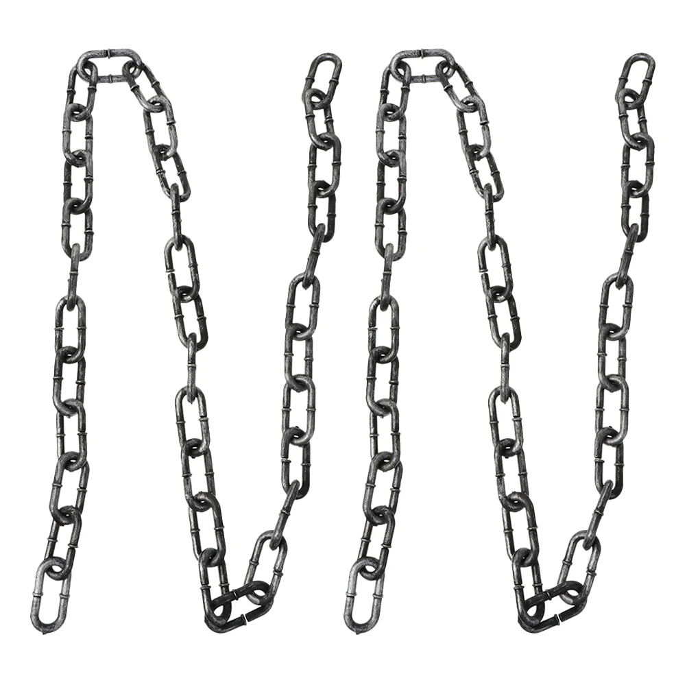 2Pcs Plastic Prop Halloween Chain Accessories Fake Chains Roleplay Accessories Halloween Link Chain Cosplay
2Pcs Plastic Prop Halloween Chain Accessories Fake Chains Roleplay Accessories Halloween Link Chain Cosplay