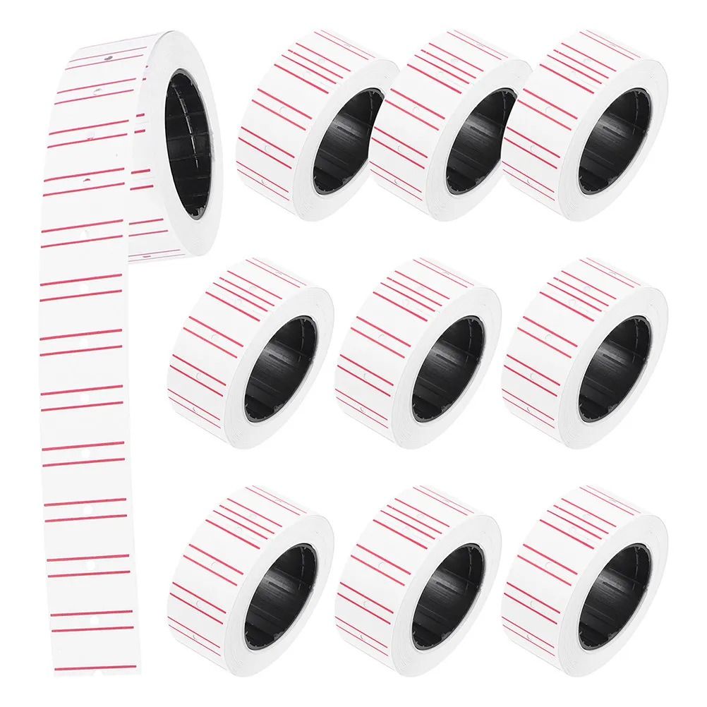 20 Rolls Price Tag Sticker Paper High-Durability Smooth Surface Strong Adhesion Versatile for Commerce Market Price
20 Rolls Price Tag Sticker Paper High-Durability Smooth Surface Strong Adhesion Versatile for Commerce Market Price