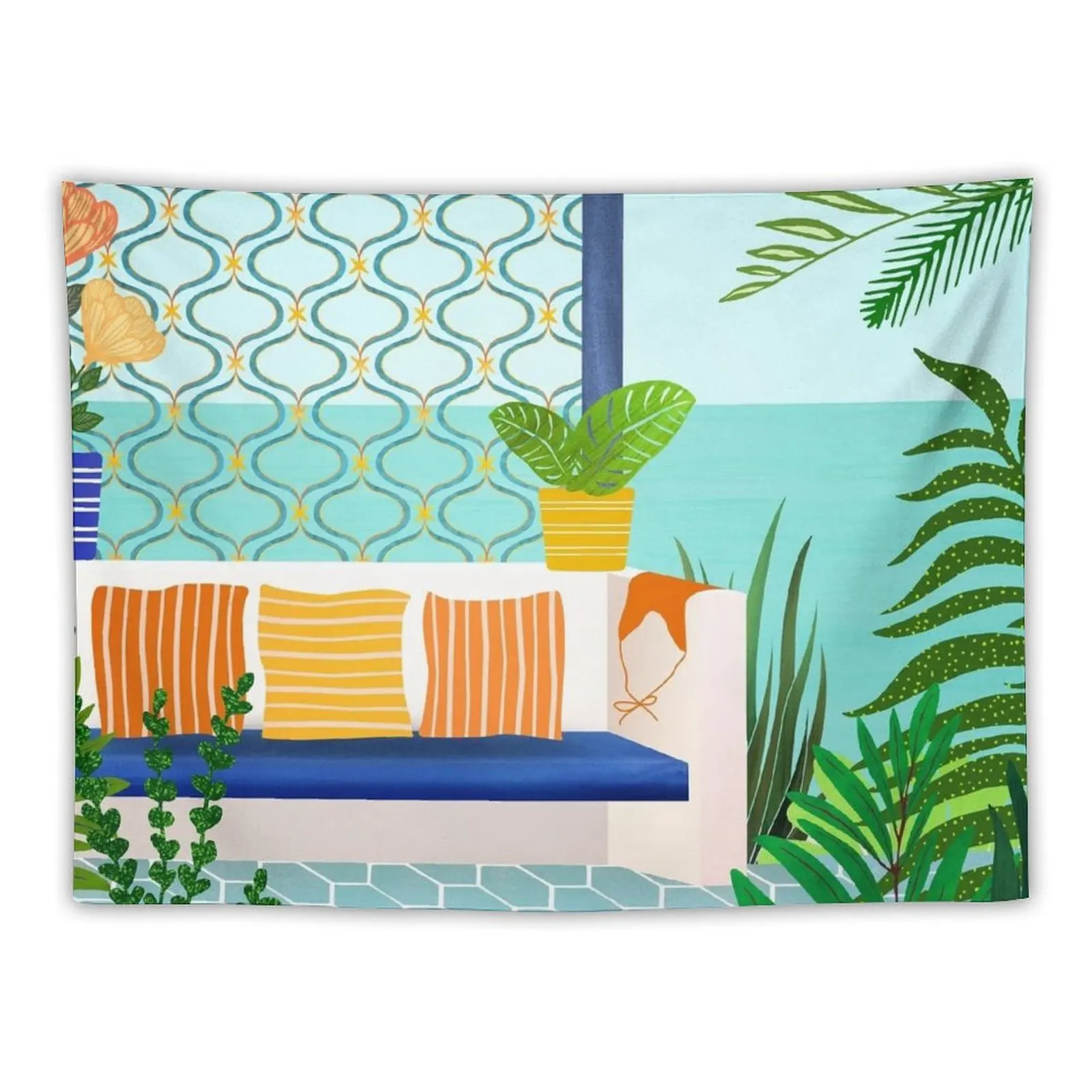 Tropical Villa Tapestry Decoration Room Decoration Bedroom Room Aesthetic Tapestry
Tropical Villa Tapestry Decoration Room Decoration Bedroom Room Aesthetic Tapestry