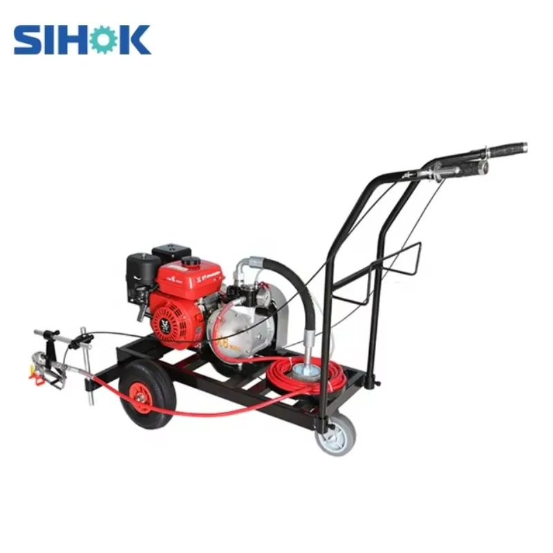 China High Efficiency Hand Operated Portable Traffic Painting Line Cold Paint Spray Road Marking Machine for Sale
China High Efficiency Hand Operated Portable Traffic Painting Line Cold Paint Spray Road Marking Machine for Sale