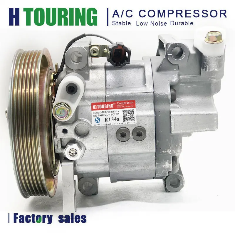 DKV11G A/C AC Compressor For Nissan X-Trail ALMERA Mk II Sunny N16 1.6 1.8 2K01045010 926004M410 506021-5400 92600-4M410
DKV11G A/C AC Compressor For Nissan X-Trail ALMERA Mk II Sunny N16 1.6 1.8 2K01045010 926004M410 506021-5400 92600-4M410