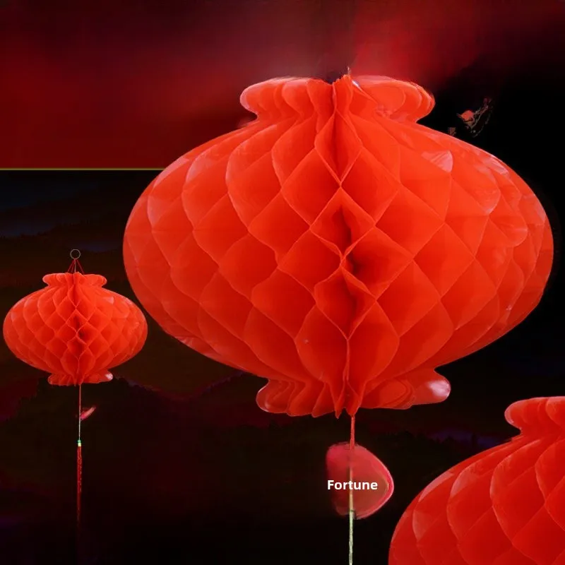 Small Red Paper Lanterns Honeycomb String Cisas New Year Celebration Decoration Opening Ceremony Plastic Lanterns
Small Red Paper Lanterns Honeycomb String Cisas New Year Celebration Decoration Opening Ceremony Plastic Lanterns