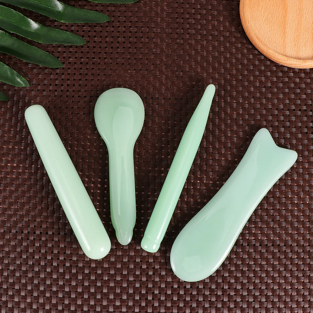 4Pcs Jade Scraping Rods Smooth Lightweight Body Face Eye Massager for Comfortable Daily Pain Relief and Skincare
4Pcs Jade Scraping Rods Smooth Lightweight Body Face Eye Massager for Comfortable Daily Pain Relief and Skincare