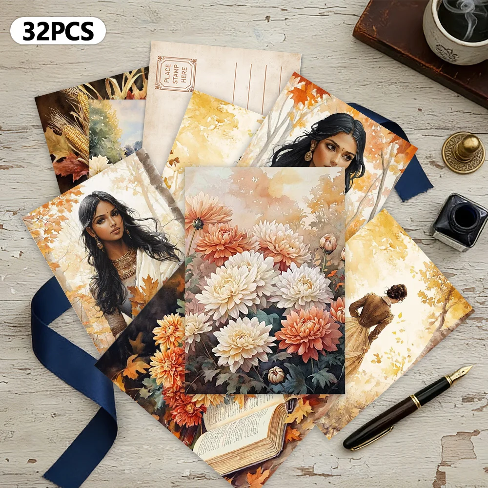 32pcs, Forest Girl, postcards, decoration/greeting cards/postcards, high-definition printing, collectible and can be mailed
32pcs, Forest Girl, postcards, decoration/greeting cards/postcards, high-definition printing, collectible and can be mailed