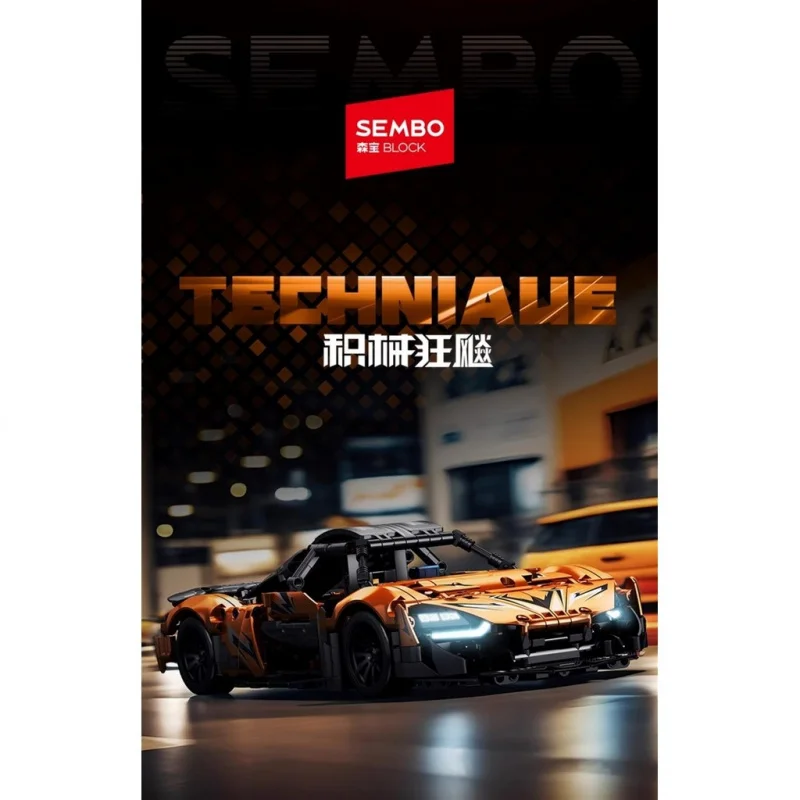 SEMBO McLaren P1 Sports Car Building Blocks Model, Tech Mechanical Mini Bricks, Educational Assembly Toy
SEMBO McLaren P1 Sports Car Building Blocks Model, Tech Mechanical Mini Bricks, Educational Assembly Toy