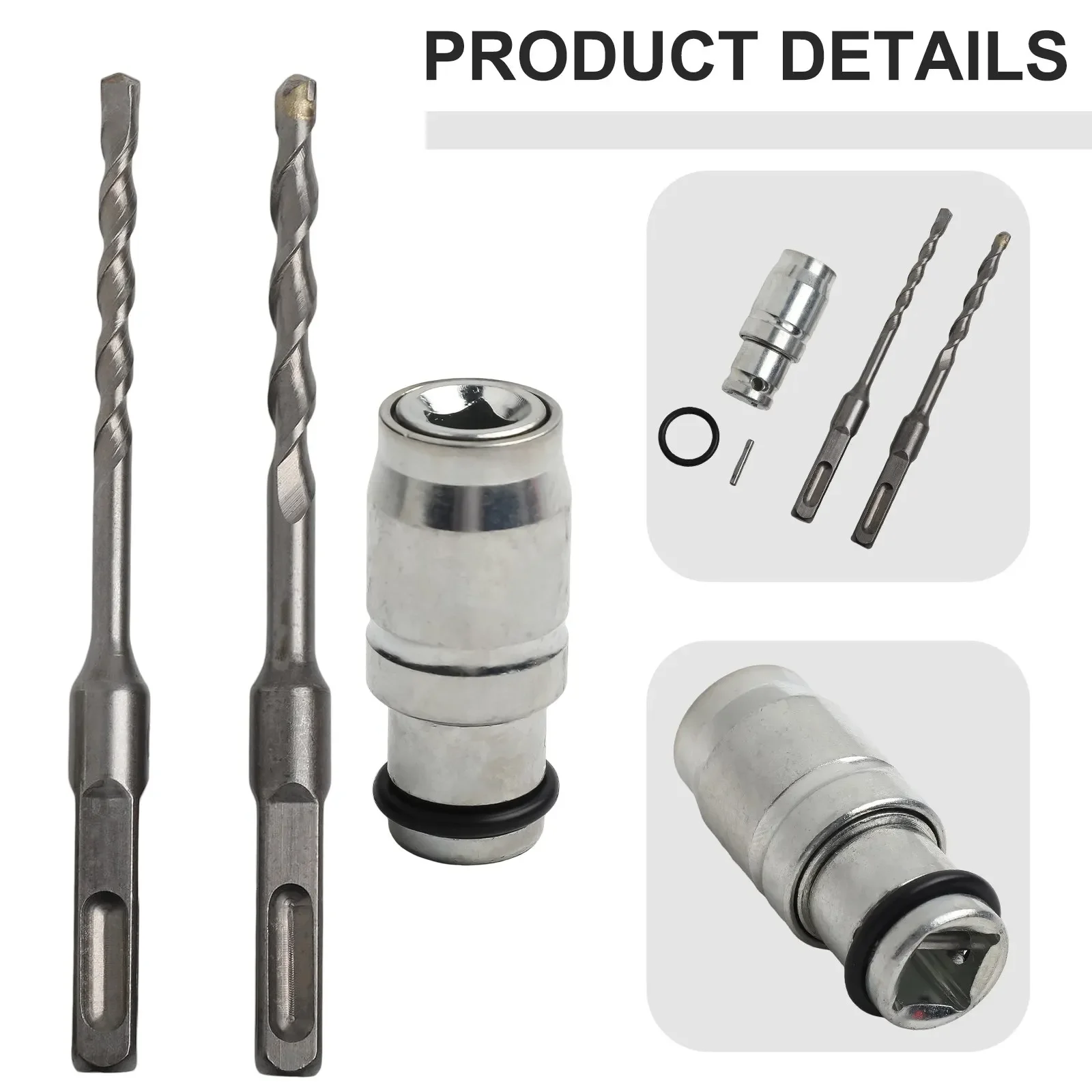 Drill Bit Conversion 63*22mm 2.48*0.87 In Electric Hammer Converter High Spring Resistance Quick Installation Design
Drill Bit Conversion 63*22mm 2.48*0.87 In Electric Hammer Converter High Spring Resistance Quick Installation Design
