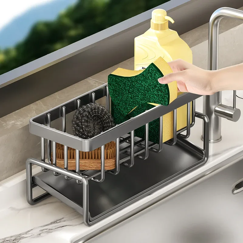 Multifunctional Kitchen Sink Shelf Organizer Sponge Wire Ball Dishcloth Storage Rack Drain Storage Bathroom Shower Soap Rack
Multifunctional Kitchen Sink Shelf Organizer Sponge Wire Ball Dishcloth Storage Rack Drain Storage Bathroom Shower Soap Rack
