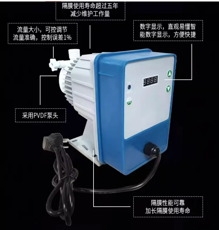 Electromagnetic diaphragm metering pump High quality acid and alkali/Electric diaphragm / Sewage treatment pump
Electromagnetic diaphragm metering pump High quality acid and alkali/Electric diaphragm / Sewage treatment pump