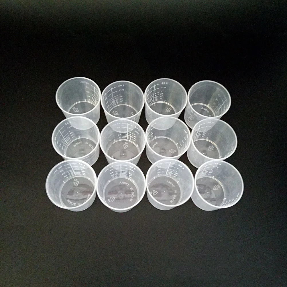 25pcs 60Ml Plastic Measuring Cup Graduated Beaker For Liquid Powder Granular Lab Kitchen Baking Tool Heat Resistant
25pcs 60Ml Plastic Measuring Cup Graduated Beaker For Liquid Powder Granular Lab Kitchen Baking Tool Heat Resistant