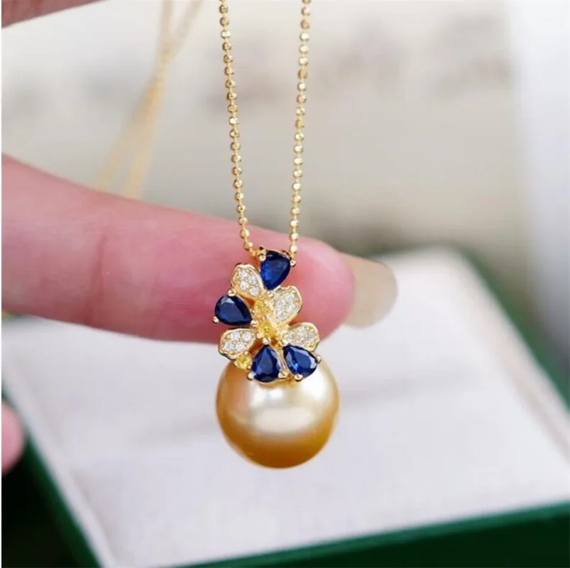 Stunning 18" 10-11mm 9-10mm Natural South Sea Genuine Black Gold Perfect Round Pearl Necklace Pendant
Stunning 18" 10-11mm 9-10mm Natural South Sea Genuine Black Gold Perfect Round Pearl Necklace Pendant