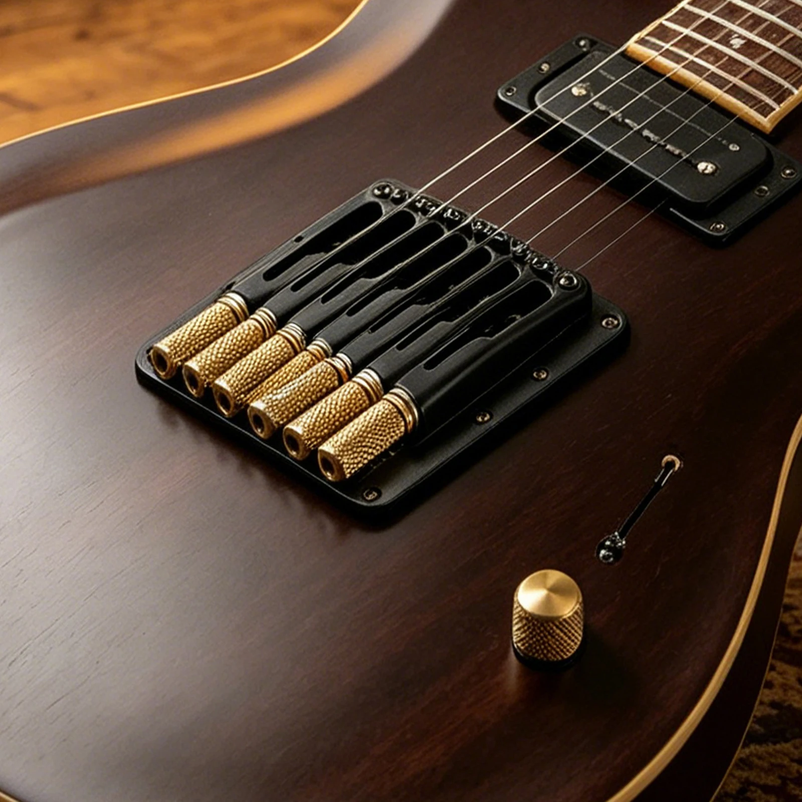 10.5mm 6 String Electric Guitar Bridge Parts Zinc Alloy Locking String Guitar Bridge for DIY Building Replacement and Upgrade
10.5mm 6 String Electric Guitar Bridge Parts Zinc Alloy Locking String Guitar Bridge for DIY Building Replacement and Upgrade