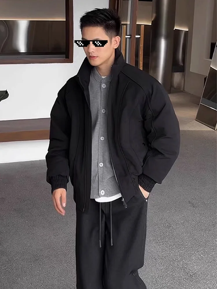 Cleanfit American Retro Stand Collar Cotton Jaet Men's Winter Thiened Cotton Padded ort Sle Sli Outerwear
Cleanfit American Retro Stand Collar Cotton Jaet Men's Winter Thiened Cotton Padded ort Sle Sli Outerwear