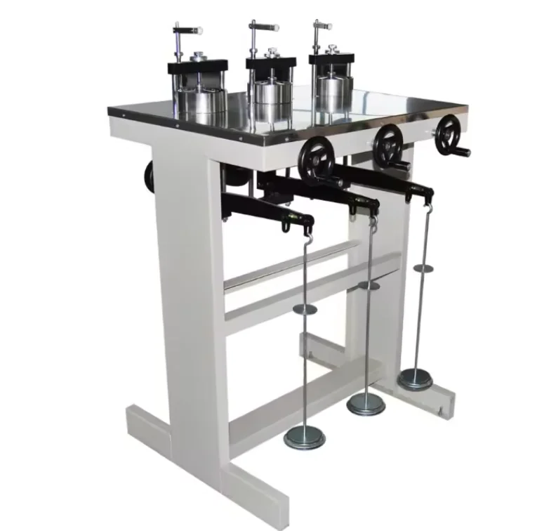 Mid Range Consolidation Apparatus Triplex Consolidation Test Rig Intermediate Pressure Soil Tester
Mid Range Consolidation Apparatus Triplex Consolidation Test Rig Intermediate Pressure Soil Tester
