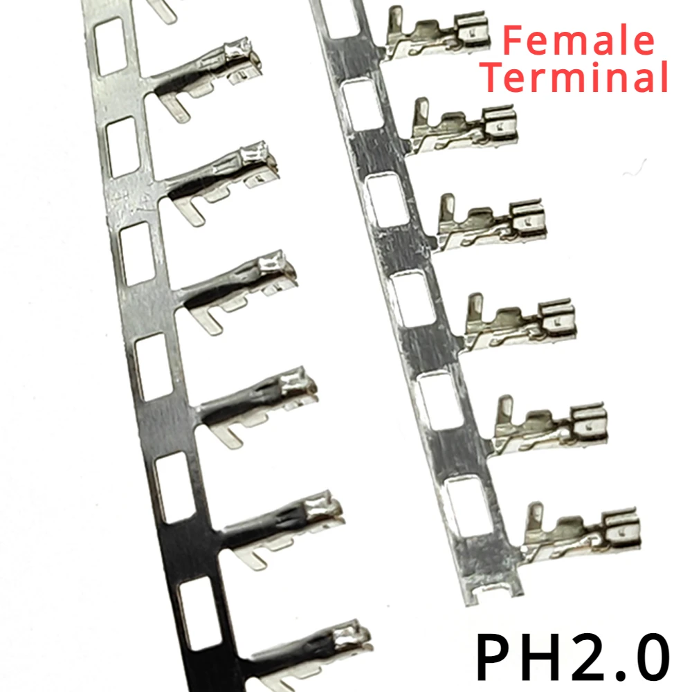 100PCS PH2.0 2.0mm Connector Reed Cold Head Metal Jumper Wire Cable Terminal For Housing PH 2.0 Female Terminal
100PCS PH2.0 2.0mm Connector Reed Cold Head Metal Jumper Wire Cable Terminal For Housing PH 2.0 Female Terminal