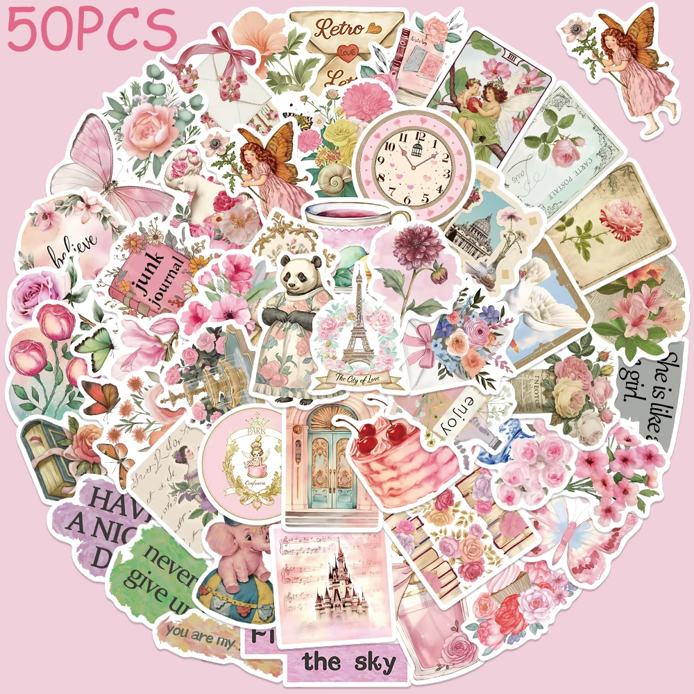 50pcs Retro Pink Collage Doodles Stickers Decals For Phone Skateboard Guitar Suitcase DIY Cartoon Aesthetic Stickers Kids Gifts
50pcs Retro Pink Collage Doodles Stickers Decals For Phone Skateboard Guitar Suitcase DIY Cartoon Aesthetic Stickers Kids Gifts