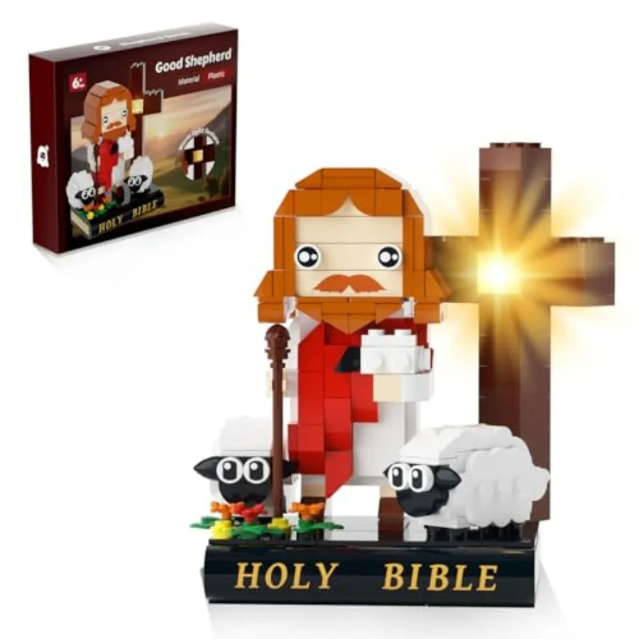 Jesus Building Block sets, Building Set, The Shepherd God, Jesus Building Brick set, Bible Story, Jesus Figures Builiding set,
Jesus Building Block sets, Building Set, The Shepherd God, Jesus Building Brick set, Bible Story, Jesus Figures Builiding set,