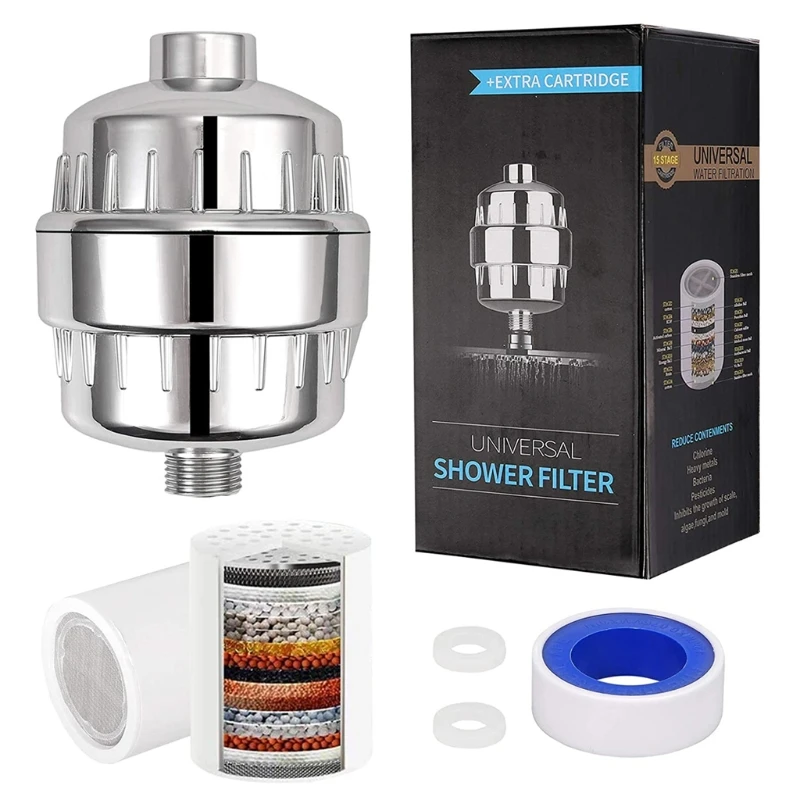 High Output Shower for Head Water Purifier Shower Hard Water Filter for Protect Skin & Moisturize Hair Bathroom Accessor
High Output Shower for Head Water Purifier Shower Hard Water Filter for Protect Skin & Moisturize Hair Bathroom Accessor