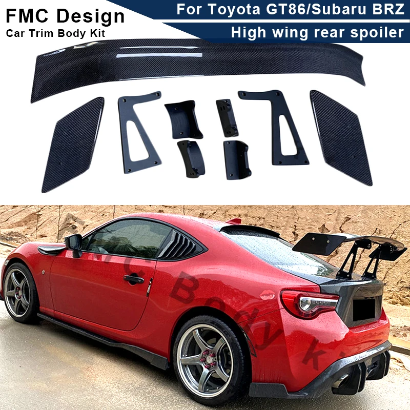GT style Carbon Fiber Car Rear Trunk Spoiler Rear Wing Tail Wing Parts For Toyota GT86 Subaru BRZ ZN6 ZC6 ZD6 2012-2019 Body kit
GT style Carbon Fiber Car Rear Trunk Spoiler Rear Wing Tail Wing Parts For Toyota GT86 Subaru BRZ ZN6 ZC6 ZD6 2012-2019 Body kit