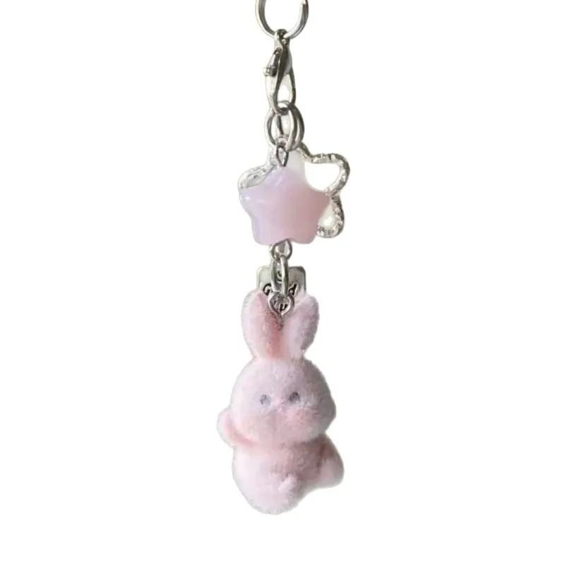 Couple's cute handmade rabbit phone strap, perfectly fitting, ideal as a gift for friends or a camera accessory, backpack charm
Couple's cute handmade rabbit phone strap, perfectly fitting, ideal as a gift for friends or a camera accessory, backpack charm