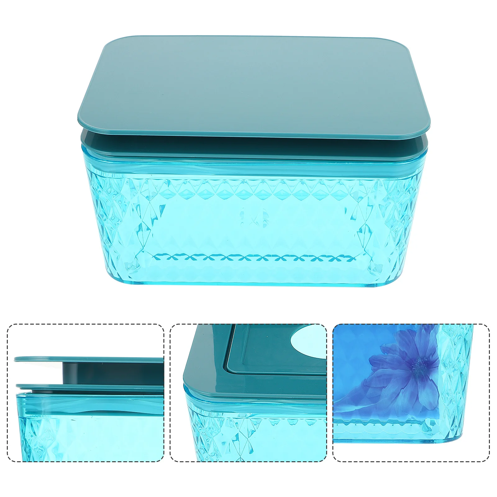 Wet Tissue Box Ps Material Rotating Lid Non-Slip Base Waterproof Desktop Organizer For Bathroom Bedroom Living Room Car
Wet Tissue Box Ps Material Rotating Lid Non-Slip Base Waterproof Desktop Organizer For Bathroom Bedroom Living Room Car