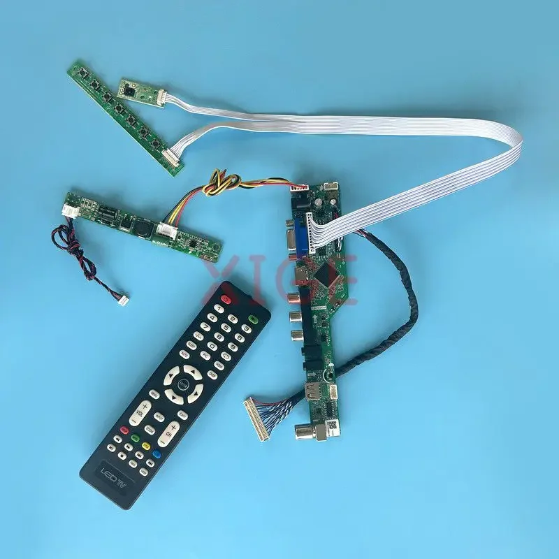 Controller Board Fit LTM215HT03 LTM230HT05 LTM230HP06 USB+AV+HDMI+VGA TV Analog Signal Kit LCD Panel 21.5" 30-Pin LVDS 1920*1080
Controller Board Fit LTM215HT03 LTM230HT05 LTM230HP06 USB+AV+HDMI+VGA TV Analog Signal Kit LCD Panel 21.5" 30-Pin LVDS 1920*1080