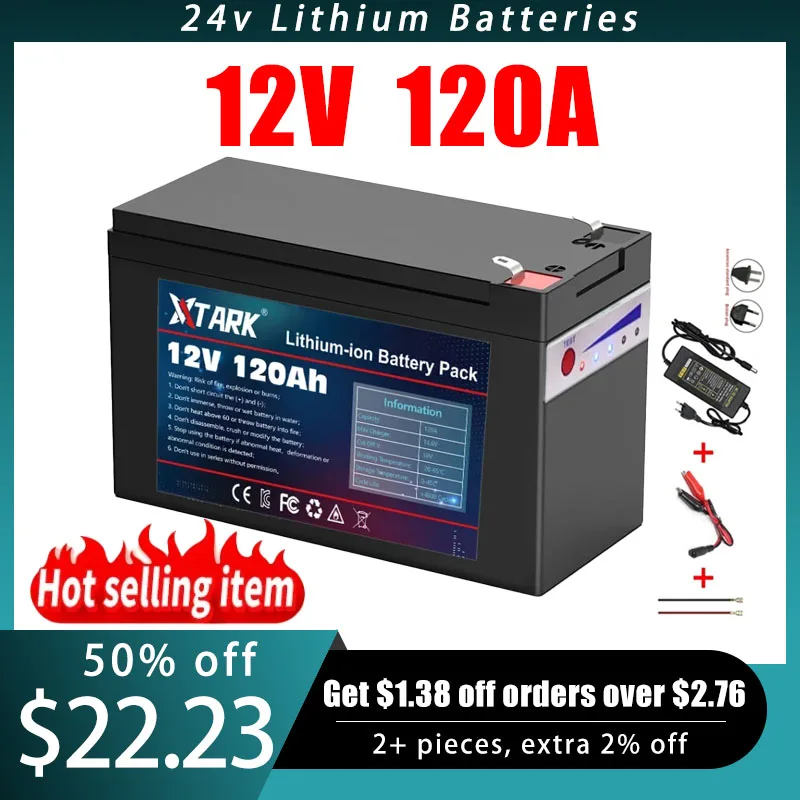 18650 Rechargeable 24V 50Ah 100Ah Battery 24v Lithium Batteries,For CCTV Camera, Stroller, Sprayers Electric Vehicle + Charger
18650 Rechargeable 24V 50Ah 100Ah Battery 24v Lithium Batteries,For CCTV Camera, Stroller, Sprayers Electric Vehicle + Charger