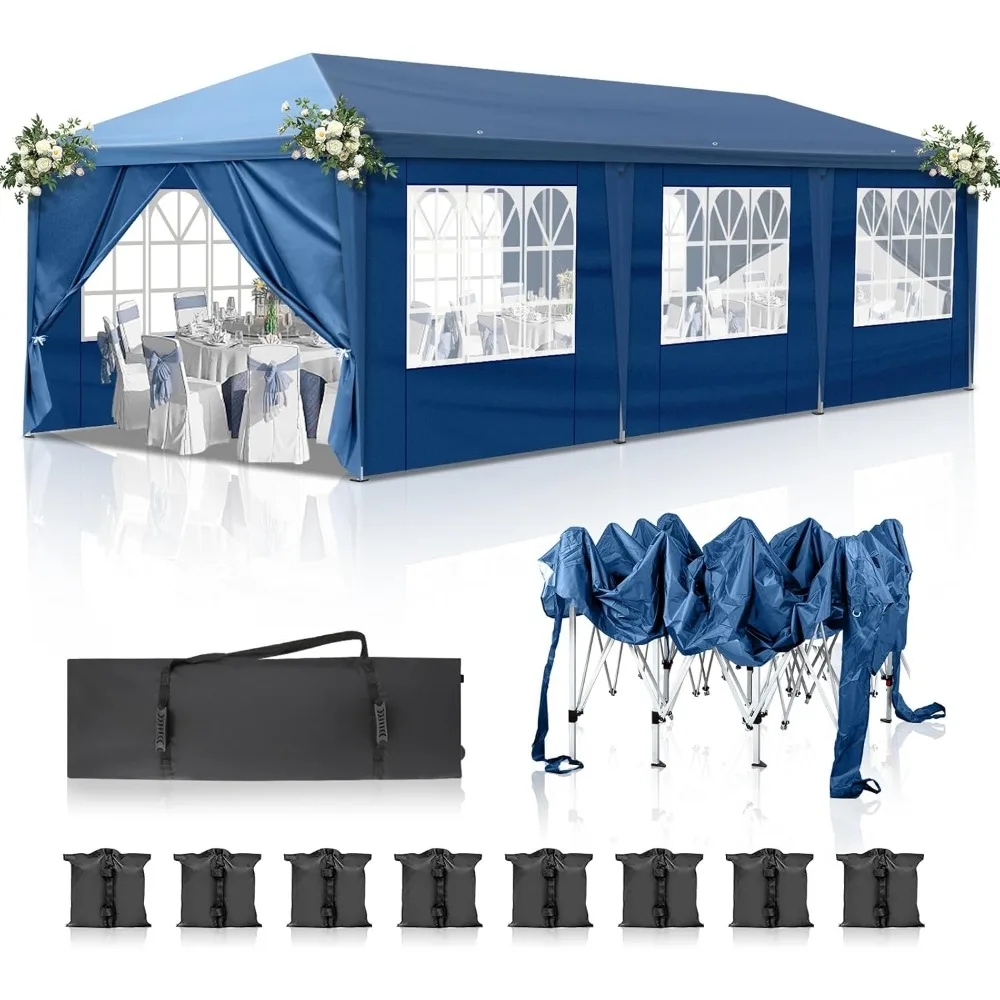 10x30ft Ez Pop Up Canopy, Portable Instant Canopy Tent with 8 SideWalls for Outdoor Events, Party, Wedding, Birthday,Graduation
10x30ft Ez Pop Up Canopy, Portable Instant Canopy Tent with 8 SideWalls for Outdoor Events, Party, Wedding, Birthday,Graduation