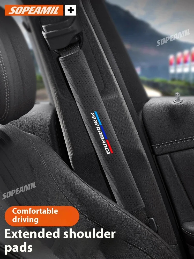 For BMW M X3 X5 X6 E39 E46 F10 F15 E87 E90 E92 F25 F30 Car Safety Belt Cover Suede Seat belt shoulder protector pad Accessories
For BMW M X3 X5 X6 E39 E46 F10 F15 E87 E90 E92 F25 F30 Car Safety Belt Cover Suede Seat belt shoulder protector pad Accessories