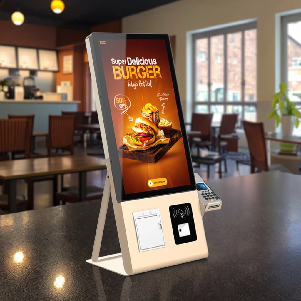 Cheap Price Restaurant Customer Tablet Ordering 21.5 Inch Android Kiosk with Printer for Self-Service Ordering
Cheap Price Restaurant Customer Tablet Ordering 21.5 Inch Android Kiosk with Printer for Self-Service Ordering