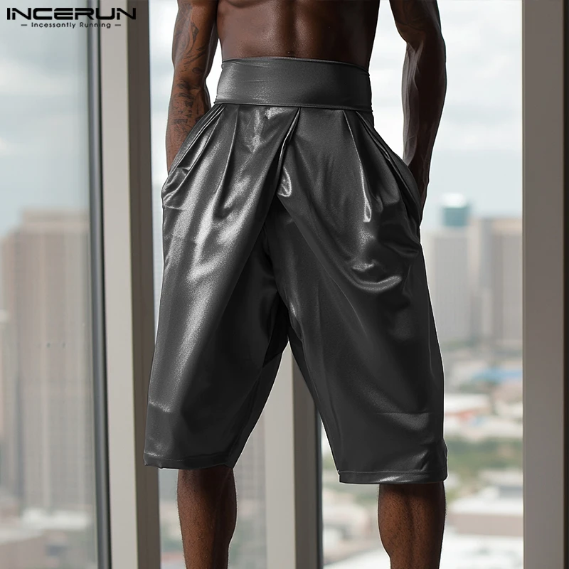 INCERUN Men Shorts Sparkling Elastic Waist Oversize 2025 Fashion Men Bottoms Pleated Shiny Fashion Party Male Shorts Streetwear
INCERUN Men Shorts Sparkling Elastic Waist Oversize 2025 Fashion Men Bottoms Pleated Shiny Fashion Party Male Shorts Streetwear