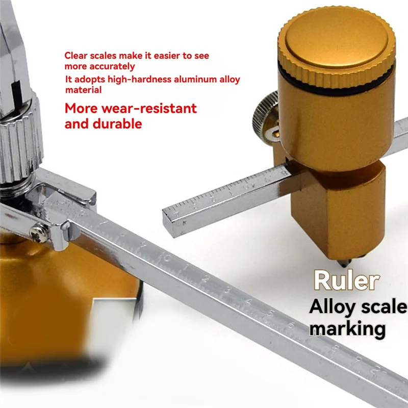 BYBS-Circular Glass Cutter Adjustable Compasses Suction Cup Glass Compass Gauge Window Hole Opener Glassprocess
BYBS-Circular Glass Cutter Adjustable Compasses Suction Cup Glass Compass Gauge Window Hole Opener Glassprocess