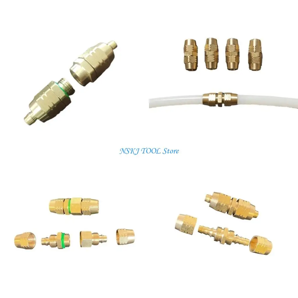 L8RC Quick Irrigation Fittings Reusable Hose Splicer Sprays Hose Copper Joint Air Hose Fitting Easy to Install
L8RC Quick Irrigation Fittings Reusable Hose Splicer Sprays Hose Copper Joint Air Hose Fitting Easy to Install