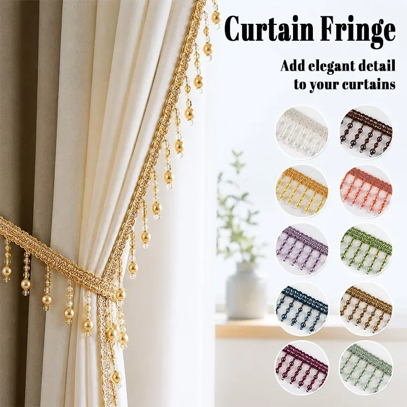 Sewing Craft Tablecloth Lace Ribbon 11M Curtain Lace Valance Beaded Fringe Trim Drapery Panel Edge Curtain Sewing Accessory
Sewing Craft Tablecloth Lace Ribbon 11M Curtain Lace Valance Beaded Fringe Trim Drapery Panel Edge Curtain Sewing Accessory