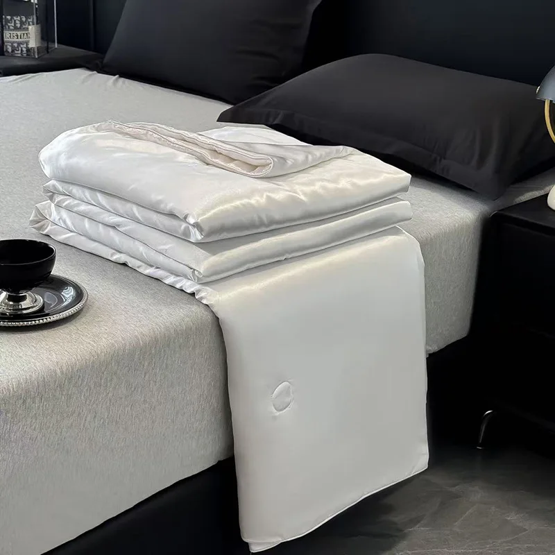 Luxurious Summer Thin Quilt Breathable And Cool Quilt Single Double Large Solid Color Washed Air-Conditioned Quilt
Luxurious Summer Thin Quilt Breathable And Cool Quilt Single Double Large Solid Color Washed Air-Conditioned Quilt