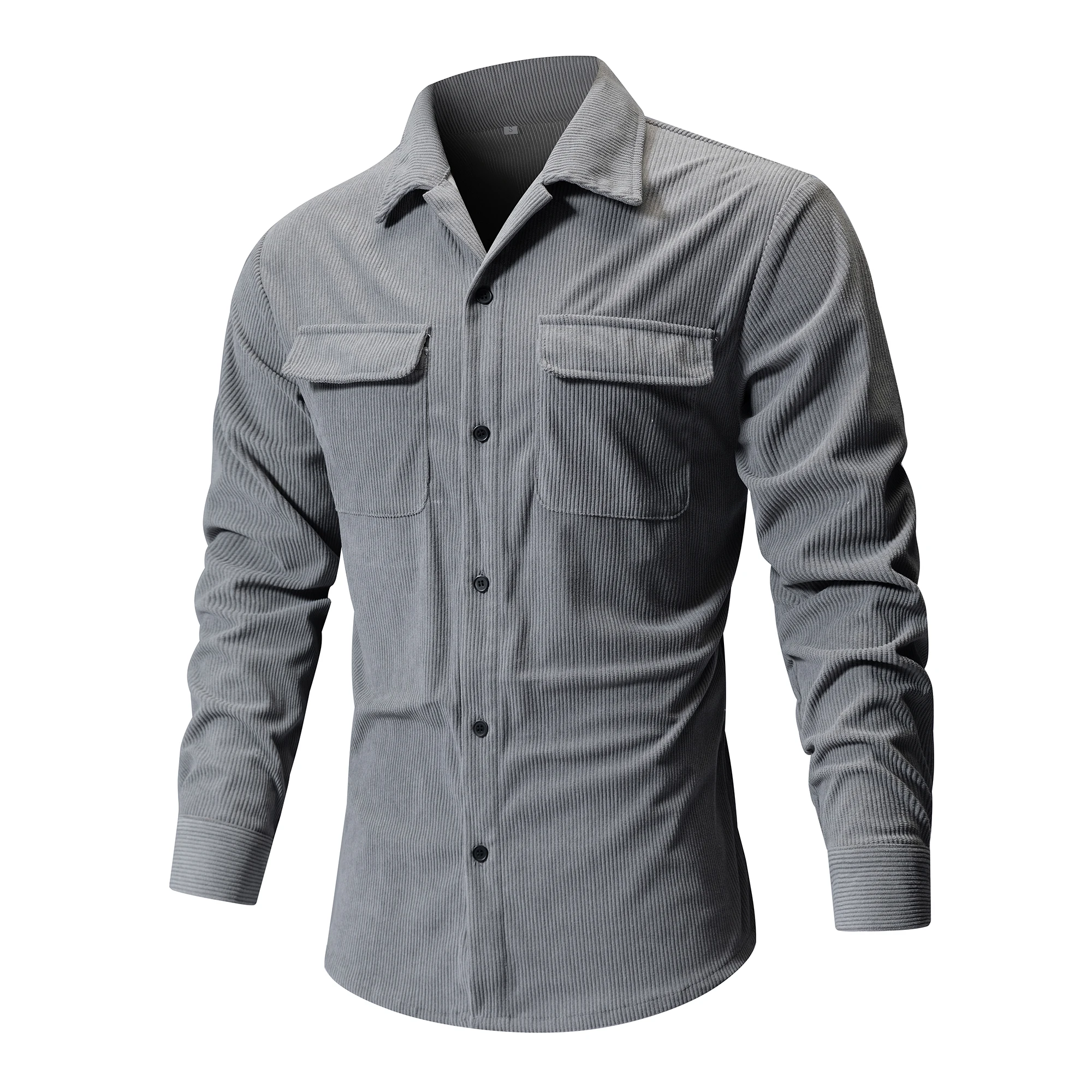 Business Casual Fashion Solid Color Corduroy Men Shirts Autumn Slim Shirt New Single Breasted Cotton Men's Long Sleeve Shirts
Business Casual Fashion Solid Color Corduroy Men Shirts Autumn Slim Shirt New Single Breasted Cotton Men's Long Sleeve Shirts