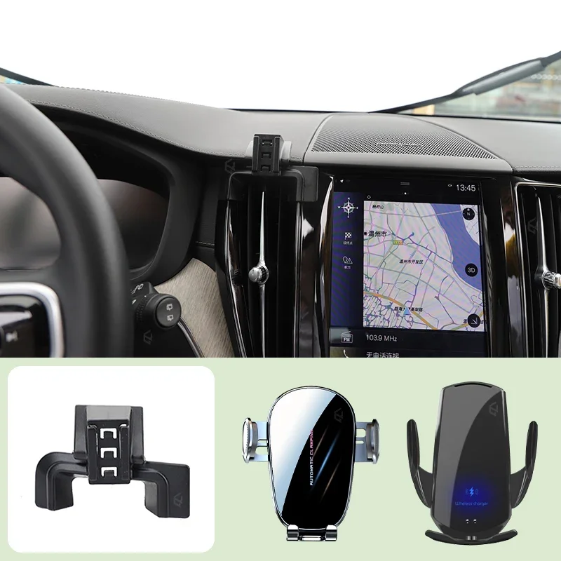 Car Mobile Phone Holder For Volvo XC60 2018-2021 Car Special Bracket Base Mobile Support Wireless Charging Bracket Accessories
Car Mobile Phone Holder For Volvo XC60 2018-2021 Car Special Bracket Base Mobile Support Wireless Charging Bracket Accessories