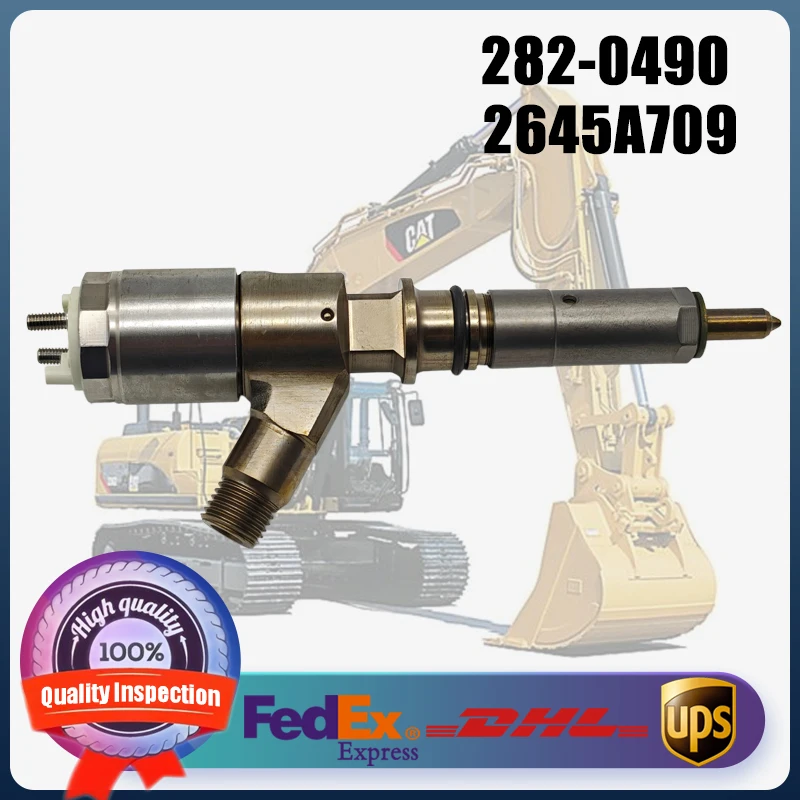 High Quality Diesel Injector 282-0490 2820490 2645A709 suitable for Caterpillar C6.6 Engine Wheel Loader 938H. 
High Quality Diesel Injector 282-0490 2820490 2645A709 suitable for Caterpillar C6.6 Engine Wheel Loader 938H.