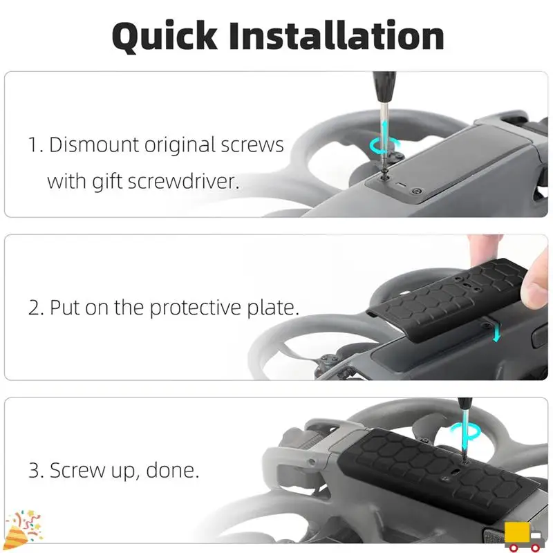 SUNNYLIFE Bumper Ring Protector With Back Plate For AVATA 2 Drop Protection Propeller Blade Protector Ring Cover Bumper Set
SUNNYLIFE Bumper Ring Protector With Back Plate For AVATA 2 Drop Protection Propeller Blade Protector Ring Cover Bumper Set